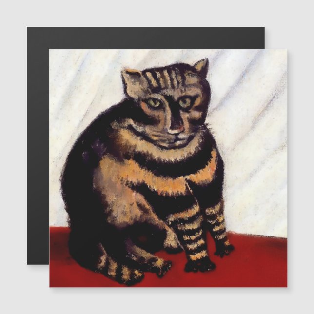 “The Tabby” by Henri Rousseau Magnetic Invitation (Front/Back)