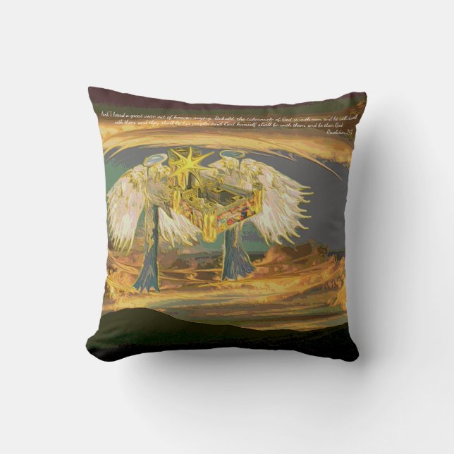 The Tabernacle of God- Throw Pillow (Front)