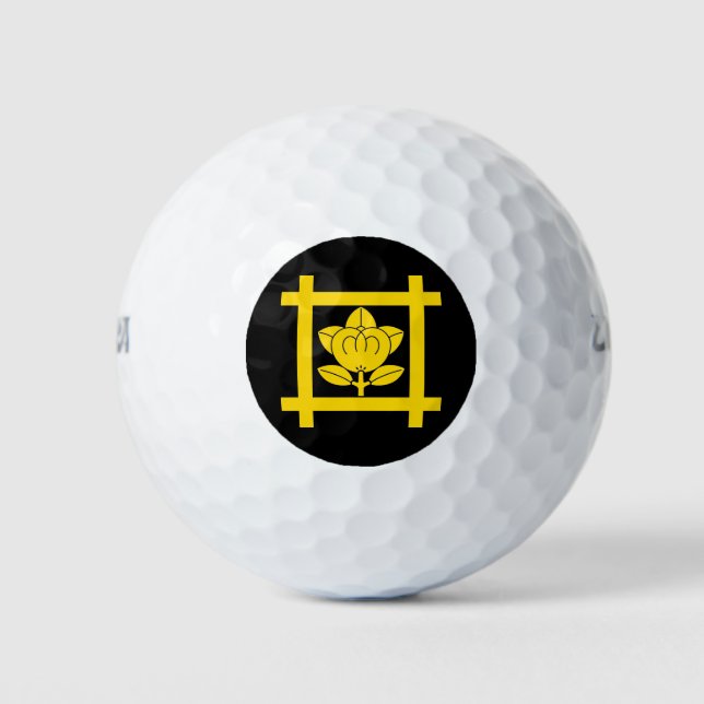The Tachibana crest of the Nichiren sect Golf Balls (Front)