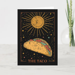 The Taco Cinco De Mayo Taco Tarot Card Funny Men W