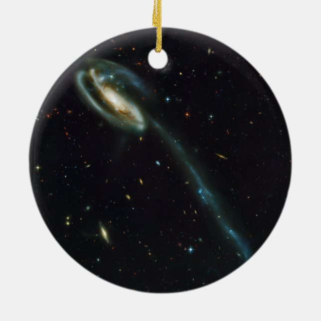 The Tadpole Galaxy UGC 10214 Ceramic Tree Decoration (Back)