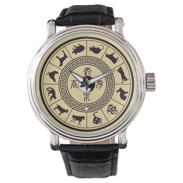 The Tai Chi Zodiac Wheel Watch (Front)