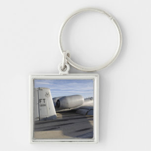 The tail section of an A-10 Thunderbolt II Key Ring