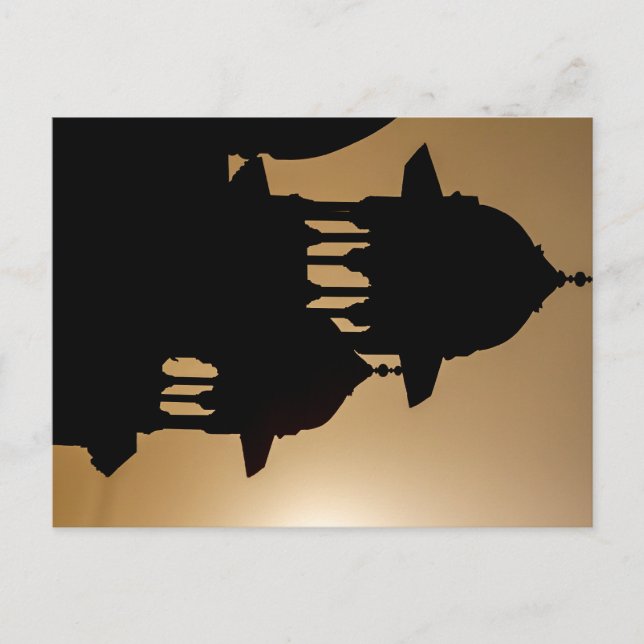 The Taj Mahal in India Postcard (Front)