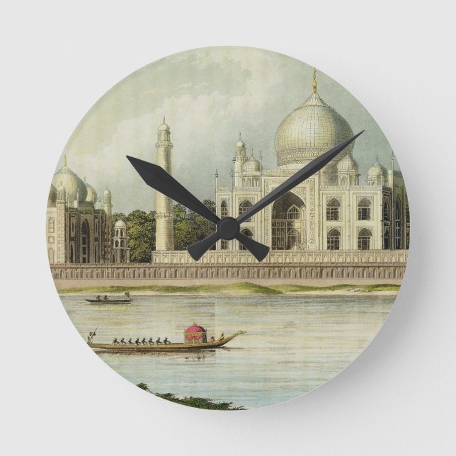 The Taj Mahal, Tomb of the Emperor Shah Jehan and Round Clock (Front)