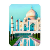 The Taj Mahal Under a Dawn Sky