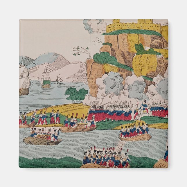 The Taking of Algiers by the French Magnet (Front)