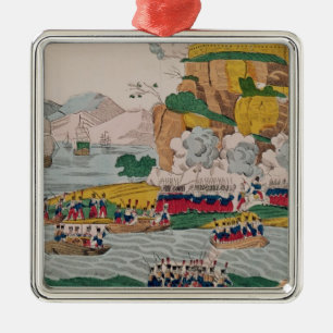 The Taking of Algiers by the French Metal Tree Decoration
