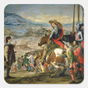 The Taking of Breisach Square Sticker