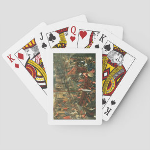 The Taking of Constantinople (oil on canvas) Playing Cards