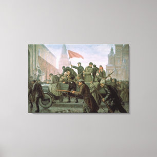 The Taking of the Moscow Kremlin in 1917, 1938 Canvas Print