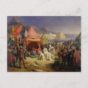 The Taking of Tripoli, April 1102, 1842 Postcard