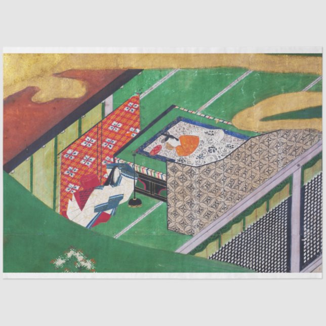 The Tale of Genji, Tawaraya Sotatsu Tissue Paper (Front)