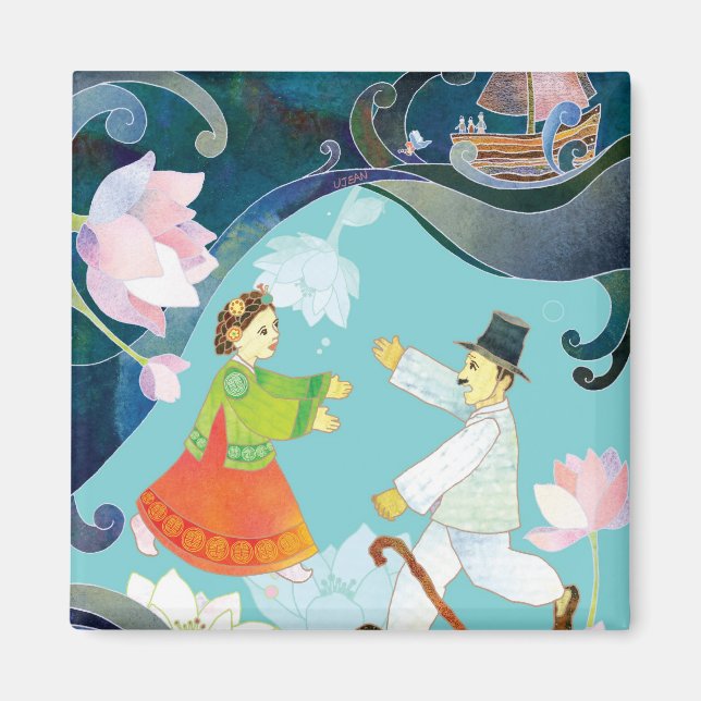 The Tale of Shim Chung Magnet (Front)