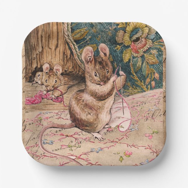 The Tale of Two Bad Mice, Paper Plates (Front)