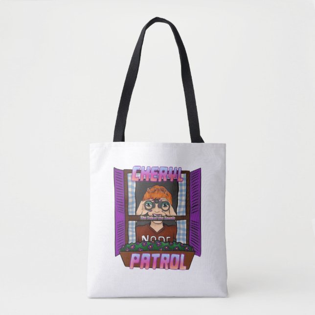 The Talk of the Townie: Cheryl Patrol Tote Bag (Front)