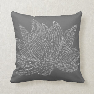 The Talking Lotus Cushion