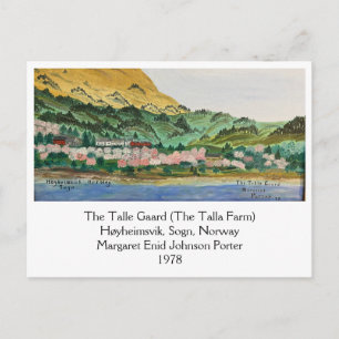 The Talle Gaard (The Talla Farm) '78 MEJP Postcard