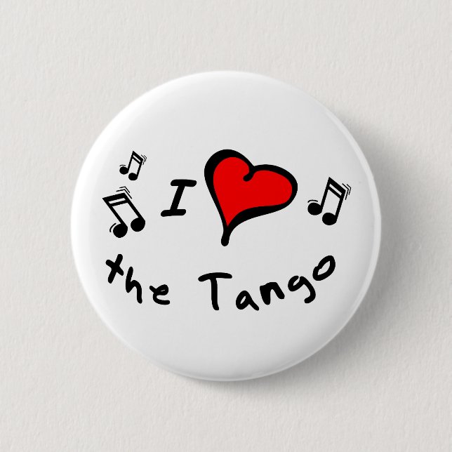 the Tango I Heart-Love Buttons (Front)