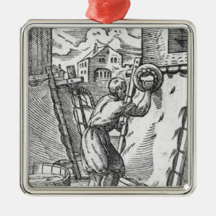 The tanner metal tree decoration