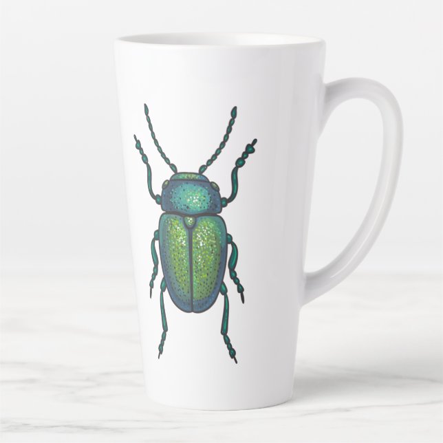 The tansy beetle latte mug (Right)