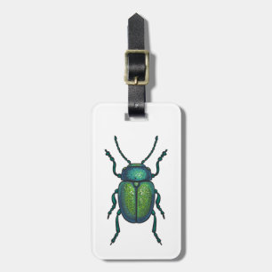 The tansy beetle luggage tag
