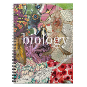 The Tapestry of Biology: A Vibrant Collage Notebook