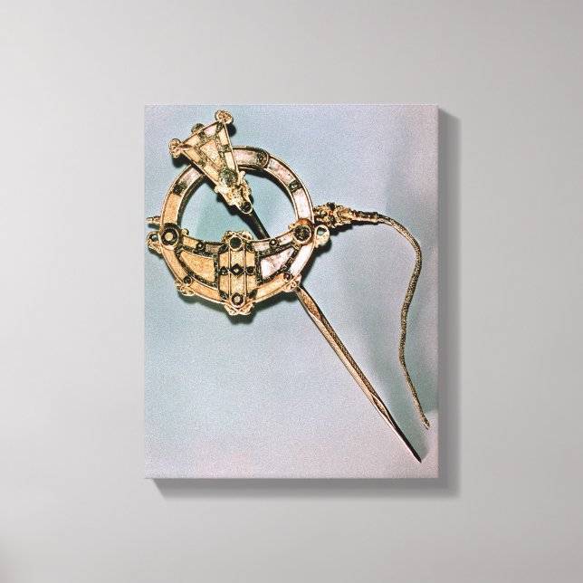 The Tara Brooch, from Bettystown, County Meath (ca Canvas Print (Front)