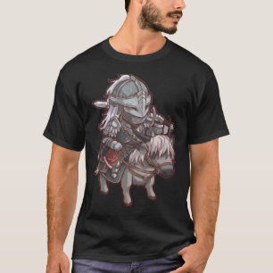 the tarnished and the legendary horse Elden Ring T-Shirt