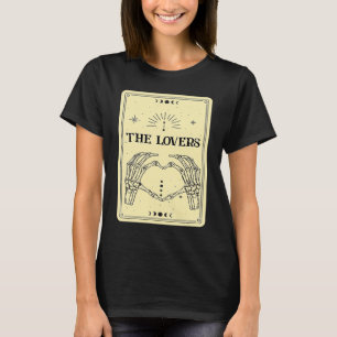 The  Tarot Card  Vintage Astrology Goth Valentine  T-Shirt