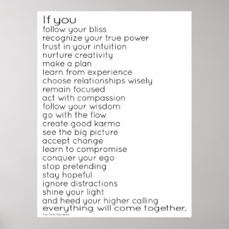 The Tarot Manifesto Poster