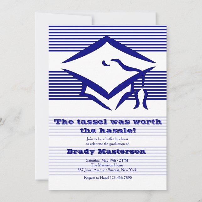 The Tassel Graduation Invitation (Front)
