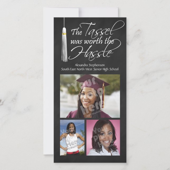 The Tassel Was Worth the Hassle Announcement (Front)