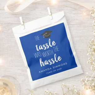 The Tassel was worth the Hassle Graduation Favour  Bags