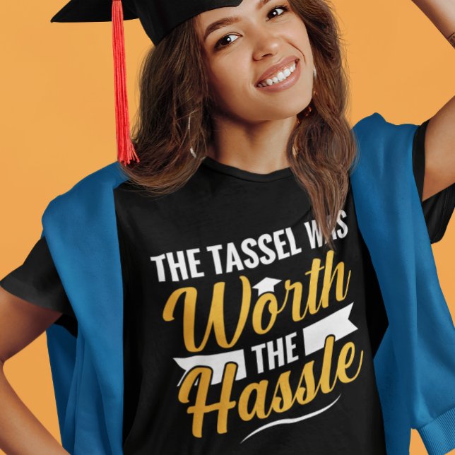 The Tassel Was Worth The Hassle Graduation Men's T-Shirt (Creator Uploaded)