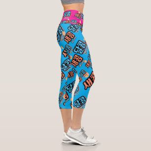 The taste of fruit : "새콤달콤"(sae-com dal-com) capri leggings