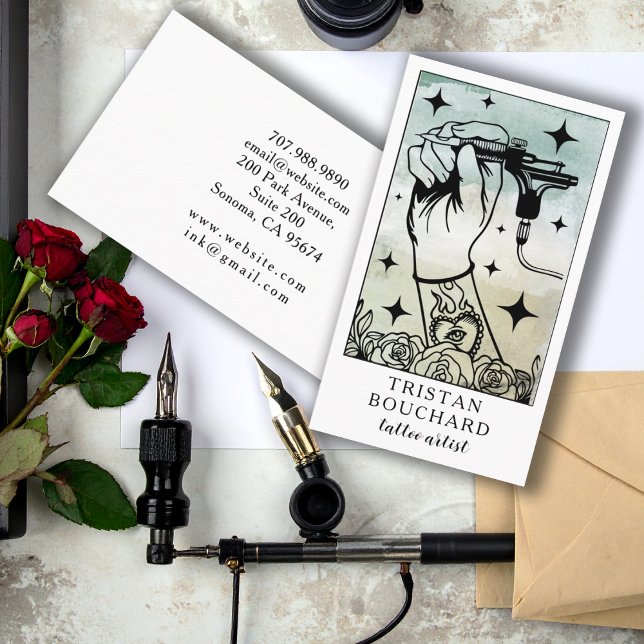 The Tattoo Artist Tarot Business Card (Creator Uploaded)