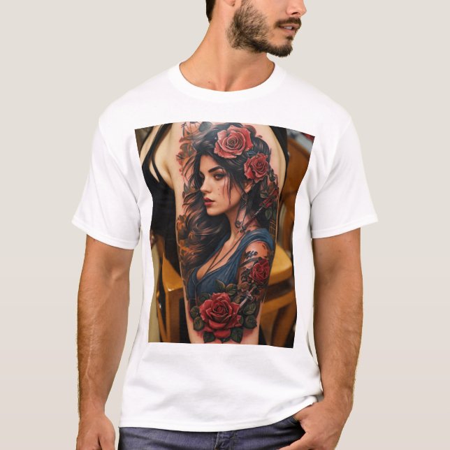 The Tattoo Girls  T-Shirt (Front)