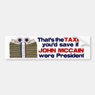 The Taxes You'd Save Bumper Sticker