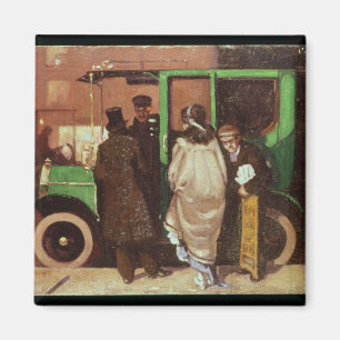 The Taxi Cab, c.1908-10 Magnet