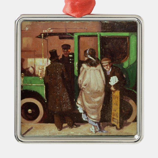 The Taxi Cab, c.1908-10 Metal Tree Decoration (Front)