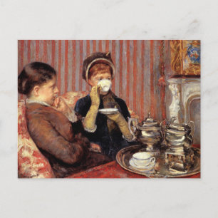 The Tea by Mary Cassatt Postcard