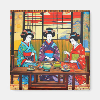 The Tea Drinkers Magnet