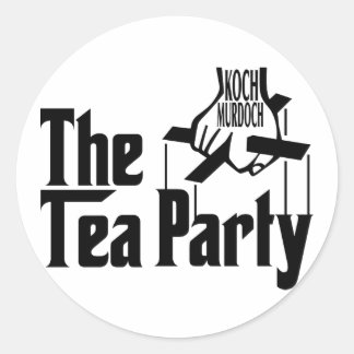 The Tea Father Classic Round Sticker