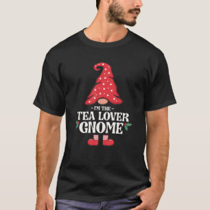 The Tea Lover Gnome Funny Family Matching Group T-Shirt