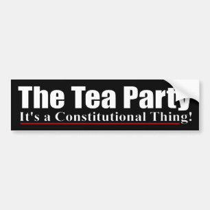 The Tea Party Bumper Sticker