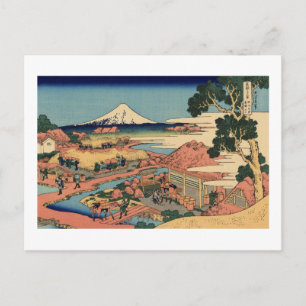 The Tea Plantation of Katakura in Suruga Postcard