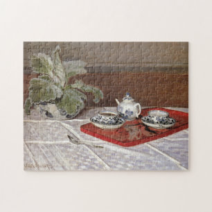 The Tea Set Monet Fine Art Jigsaw Puzzle