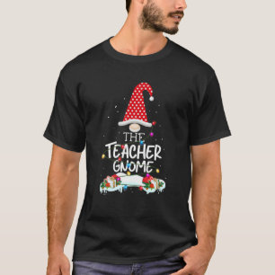 The Teacher Gnome Christmas Family Matching Pjs Fu T-Shirt