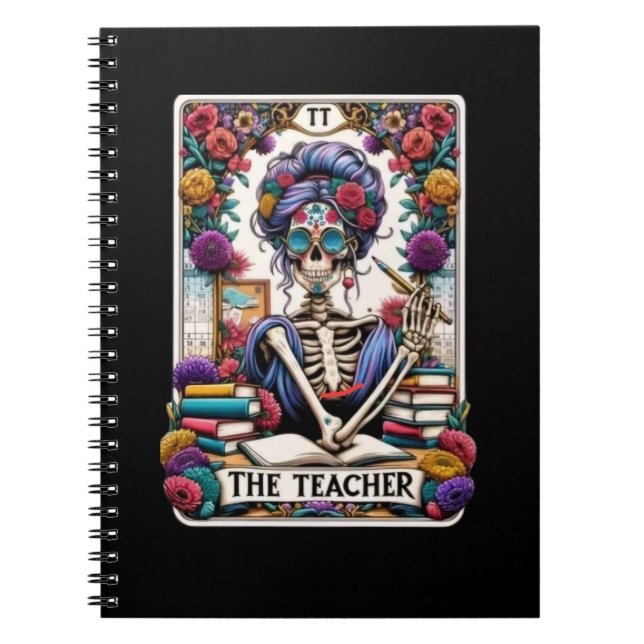 The Teacher Tarot Card Notebook Collection (Front)